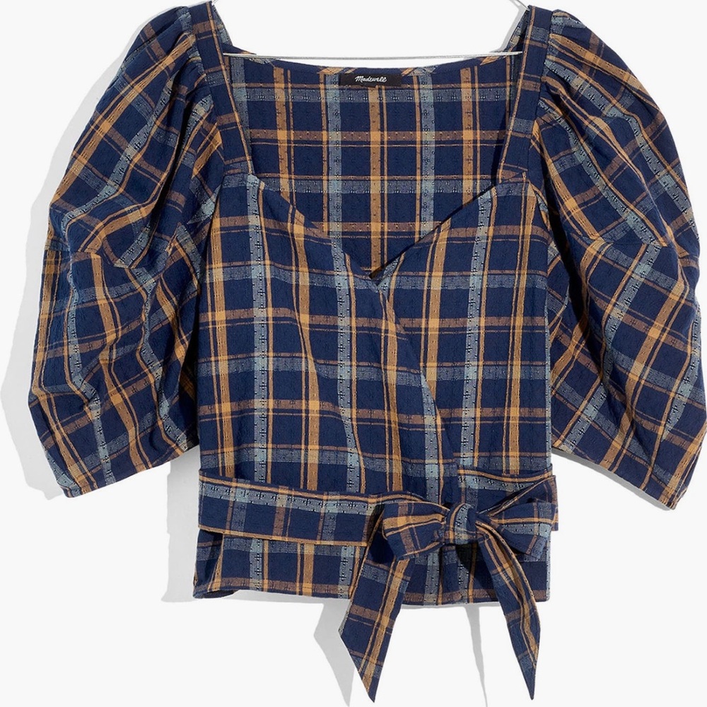 Madewell Sweetheart Wrap Top